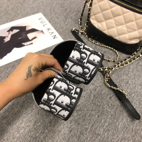 Dior Women Shoes Sandals Slippers Luxury Brand Thick Sole Womens Slippers with Original Box