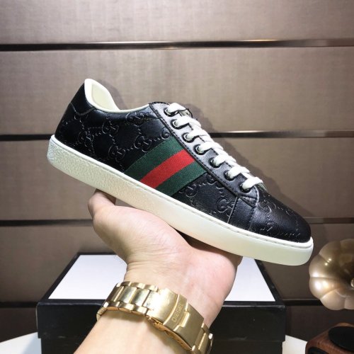 Gucci Womens Shoes Fashion Sneakers Lace-Up Luxury Brand Women's Ace Embroidered Sneaker with Original Box
