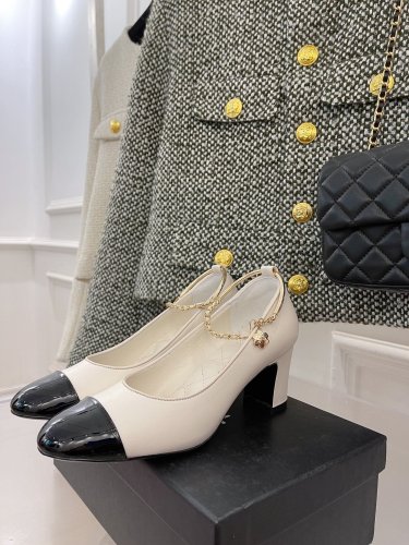 Chanel Womens Shoes Fashion Pumps Luxury Brand Design with Original Box 6.5cm Heel