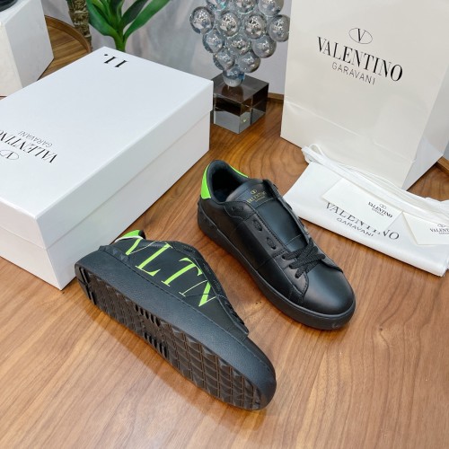 Valentino Men Shoes Fashion Design Luxury Brand OPEN SNEAKER WITH VLTN PRINT with Original Box WY2S0830XZUKR5