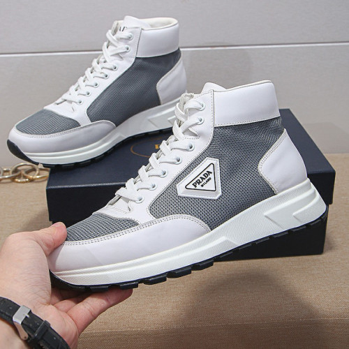 Prada Mens Shoes Sneakers Casual Shoes for Men Luxury Brand Breathable Fashion Sneakers with Original Box