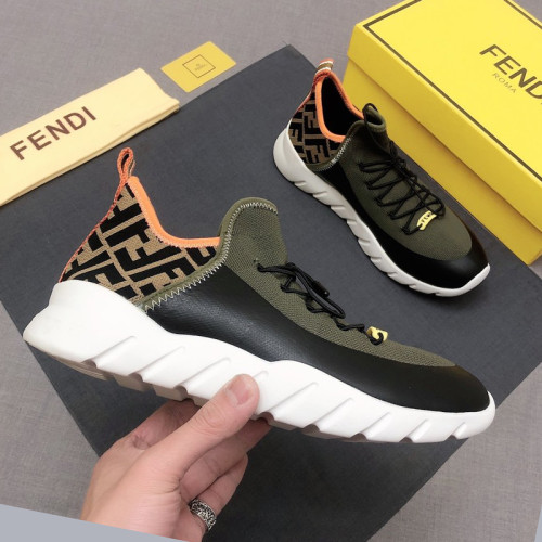 Fendi Mens Shoes Fashion Sneakers Luxury Brand Casual Shoes for Men with Original Box