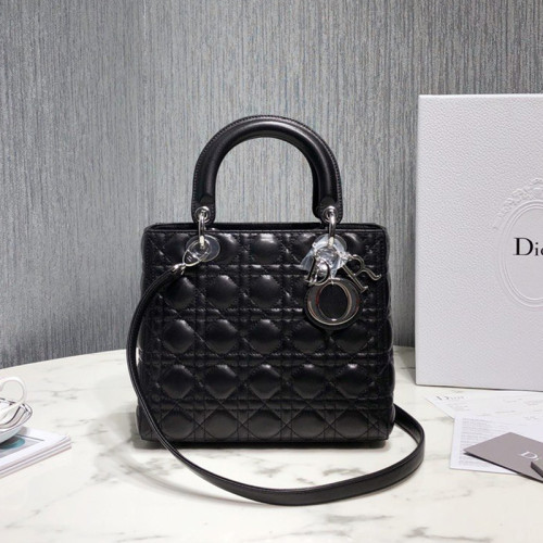 Dior Womens Bags Handbags Luxury Fashion MEDIUM LADY D-LITE BAG with Original Box