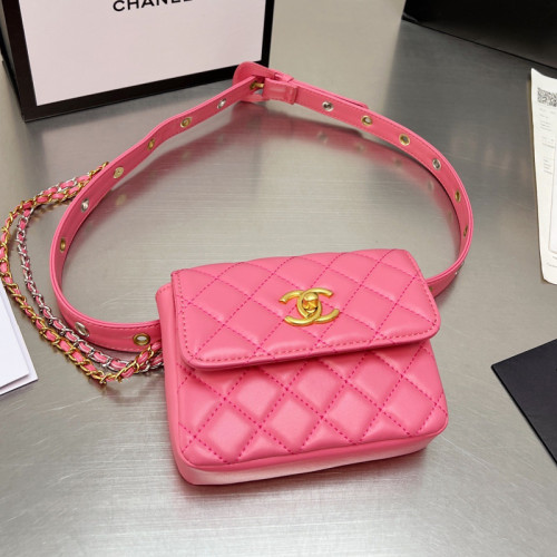 Chanel Womens Bags Waist Belt Bag Classic CF Mini Luxury Brand with Original Box