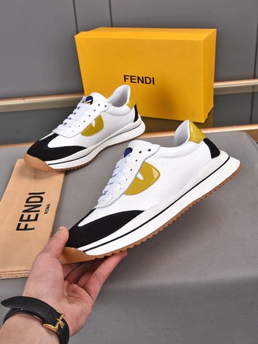 Fendi Mens Shoes Fashion Sneakers Luxury Brand Casual Shoes for Men with Original Box