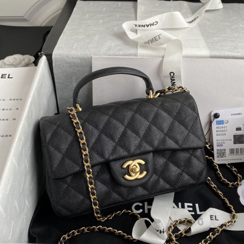 Chanel Womens Bags Crossbody Bag Classic Handbag CF Mini Luxury Brand with Original Box