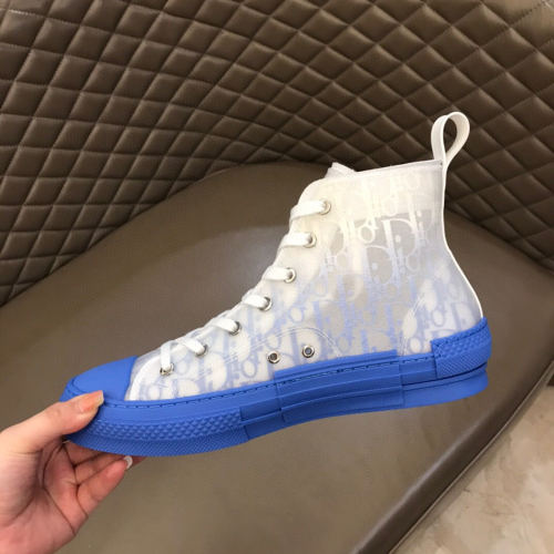 Dior Womens Mens Shoes Sneakers Luxury Brand Unisex Design B23 High-Top Sneaker with Box