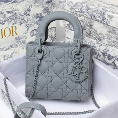 Dior Womens Bags Handbags Luxury Fashion MINI LADY DIOR BAG M0505OWCB_M323 with Original Box