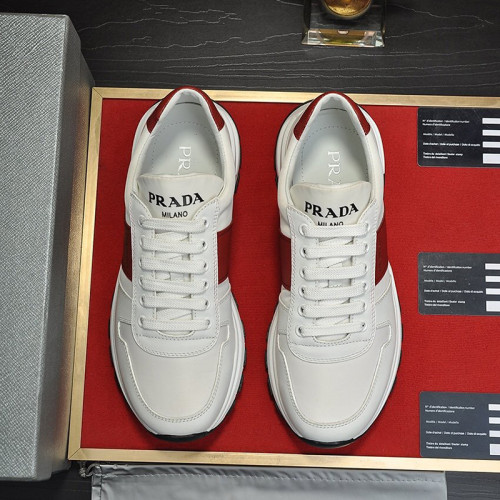 Prada Mens Shoes Sneakers Casual Shoes for Men Luxury Brand Breathable Fashion Sneakers with Original Box