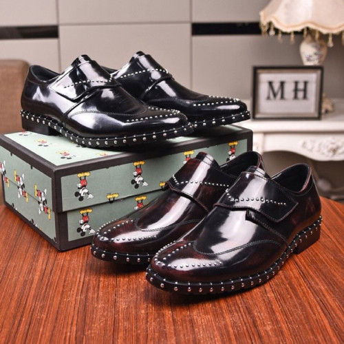 Gucci Mens Shoes Leather Design Luxury Brand Business Dress Shoes for Men with Original Box