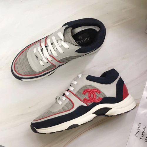 Chanel Mens Shoes Sneakers Luxury Brand Sports Shoes Breathable Design with Original Box