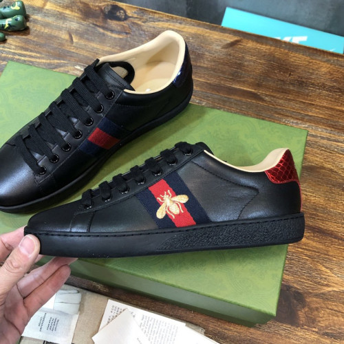 Gucci Womens Shoes Fashion Sneakers Lace-Up Luxury Brand Women's Ace Embroidered Sneaker with Original Box
