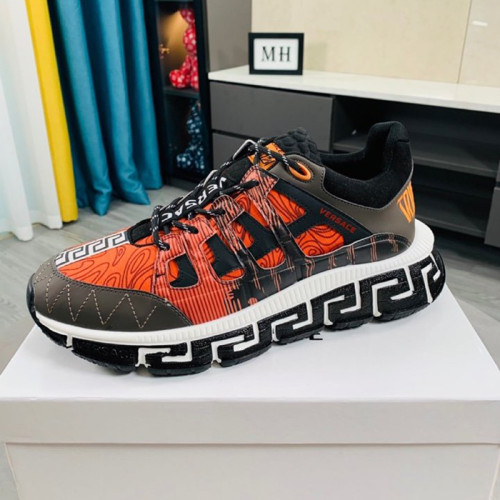 Versace Men Shoes Fashion Design Luxury Brand TRIGRECA SNEAKERS with Original Box