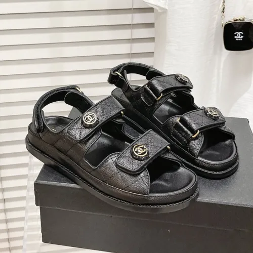 Chanel Womens Shoes Sandals Slippers Luxury Brand Design with Original Box