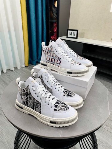 Dior Mens Shoes Sneakers Luxury Brand Breathable Design Casual Shoes for Men with Original Box