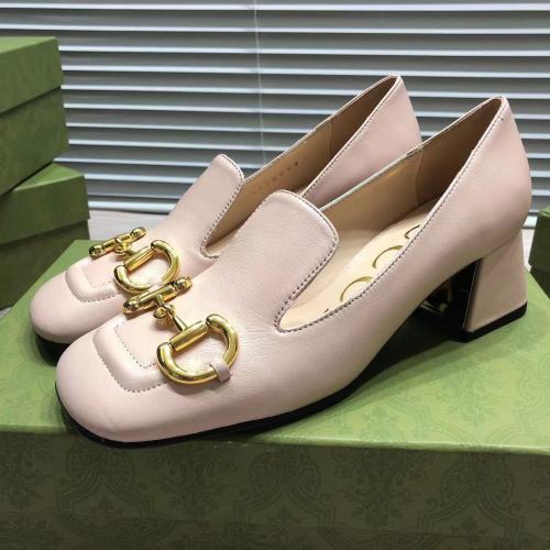 Gucci Womens Shoes Women's Mid-heel Pump with Horsebit 5.5cm