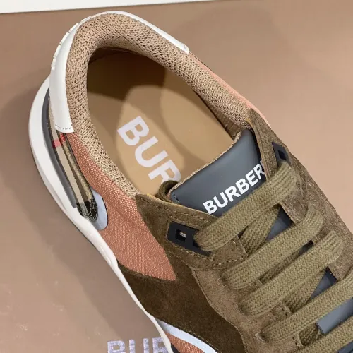 Burberry Mens Shoes Sneakers Fashion Type Luxury Brand Vintage Check Cotton Sneaker with Original Box
