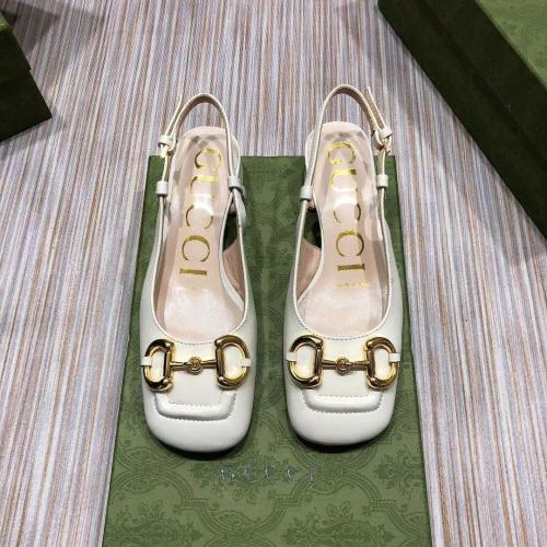 Gucci Womens Shoes Low-heel Slingback with Horsebit 2.5cm