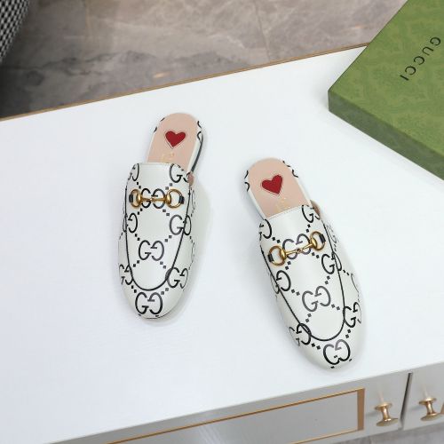 Gucci Womens Shoes Casual Loafers Design Luxury Brand Leather Princetown with Original Box