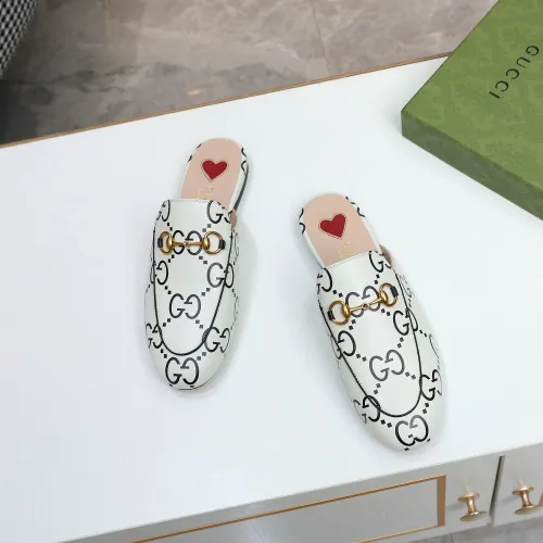 Gucci Womens Shoes Casual Loafers Design Luxury Brand Leather Princetown with Original Box