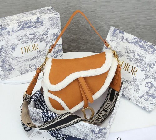 Dior Womens Bag Saddle Bag Luxury Brand Fashion SADDLE BAG with Original Box