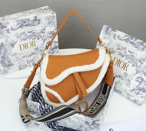 Dior Womens Bag Saddle Bag Luxury Brand Fashion SADDLE BAG with Original Box