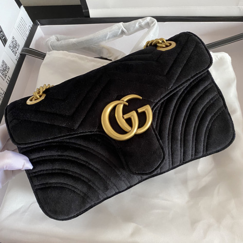 Gucci Womens Bags Shoulder Messenger Bag Luxury Brand Small GG Marmont bag with Original Box