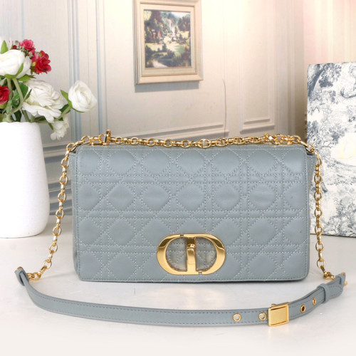 Dior Womens Bags Crossbody Bag LARGE DIOR CARO BAG Luxury Brand Cannage Calfskin with Original Box