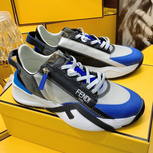 Fendi Mens Shoes Fashion Sneakers Luxury Brand Casual Fendi Flow Low-Top Sneakers Shoes for Men with Original Box