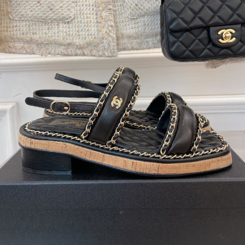 Chanel Womens Shoes Sandals Slippers Luxury Brand Design with Original Box