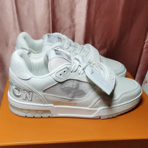 Louis Vuitton Men Shoes Fashion Sneakers Design Luxury Brand LV TRAINER SNEAKER with Original Box 1A9ZC2