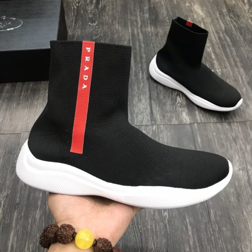 Prada Men Shoes Luxury Brand Sneakers