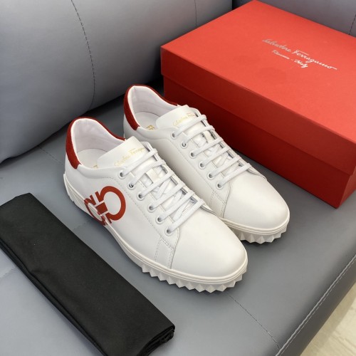 Salvatore Ferragamo Mens Shoes Sneakers Luxury Brand Fashion Shoes For Men with Original box
