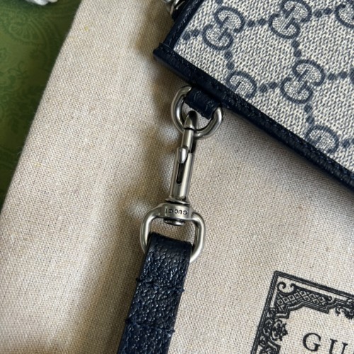 Gucci Mens Bags Clutch Pouch Luxury Brand Ophidia pouch with Web in GG Supreme with Original Box 672989 96IWT 8745