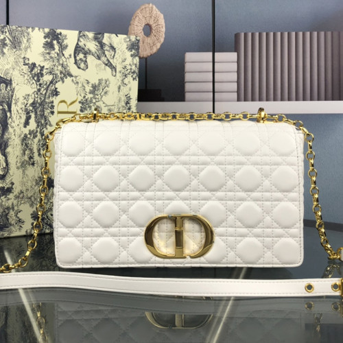 Dior Womens Bags Crossbody Bag LARGE DIOR CARO BAG Supple Cannage Calfskin with Original Box