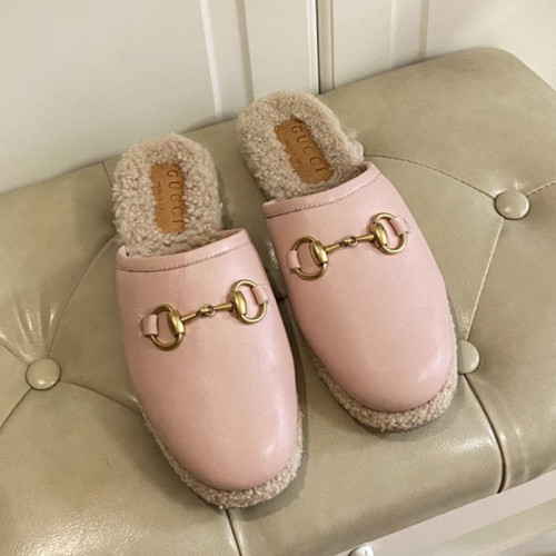 Gucci Womens Shoes Casual Loafers Design Luxury Brand Leather Princetown with Original Box