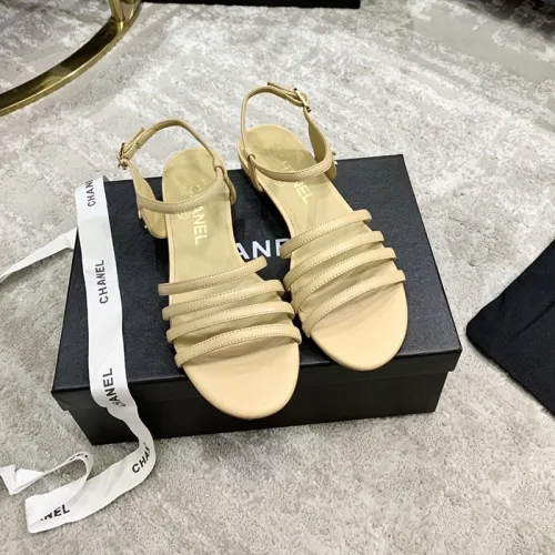 Chanel Womens Shoes Sandals Beige G36958 X01000 51225