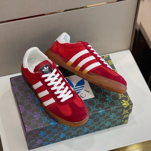 Gucci Adidas Gazelle Mens Shoes Sneakers Luxury Brand Men's GG sneaker with Original Box
