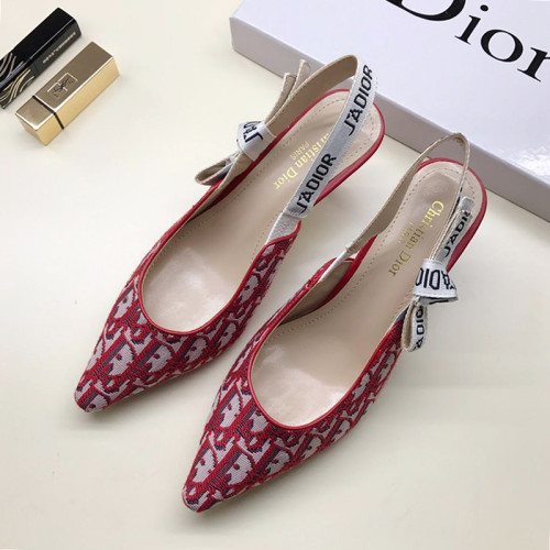 Dior Women Shoes Luxury Design Fashion Type High Heel Shoes for Wedding Style J'ADIOR SLINGBACK PUMP