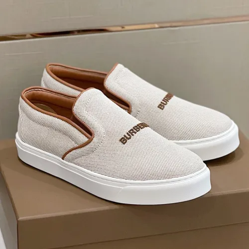 Burberry Men Shoes Fashion Luxury Brand Vintage Cotton Sneaker Casual Shoes for Men with Original Box