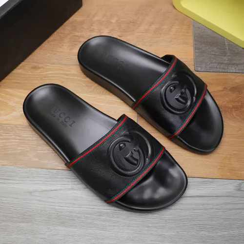 Gucci Mens Shoes Fashion Mule Luxury Brand Slides