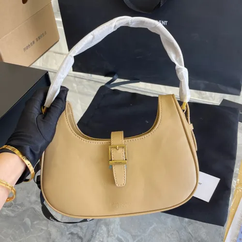 Saint Laurent YSL Womens Bag LE FERMOIR HOBO BAG IN SHINY LEATHER Designer Luxury Brand Women Shoulder Messenger Bags with Original Box