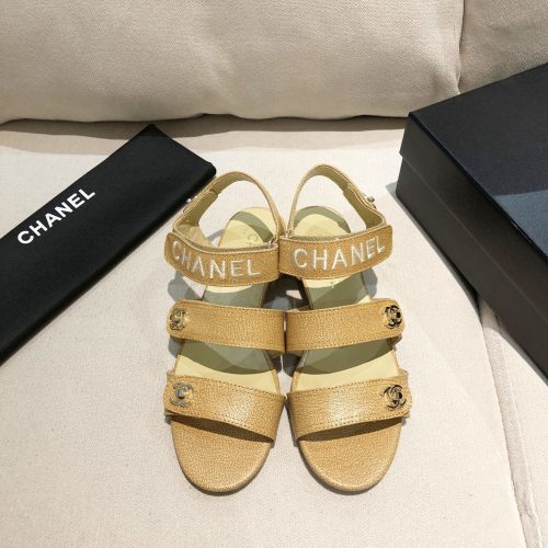 Chanel Womens Shoes Flat Sandals