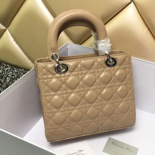 Dior Womens Bags Handbags Luxury Fashion MEDIUM LADY D-LITE BAG with Original Box