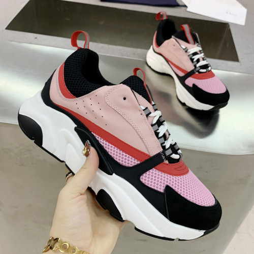Dior Mens Shoes Sneakers Luxury Brand Breathable Design B22 SNEAKER with Original Box