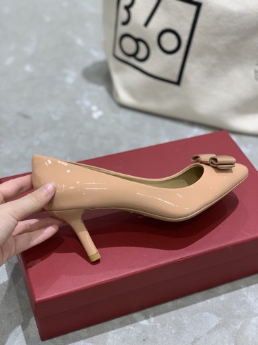 Salvatore Ferragamo Womens Shoes Pumps Luxury Brand Fashion Shoes For Wedding or Party with Original box 7cm Heel