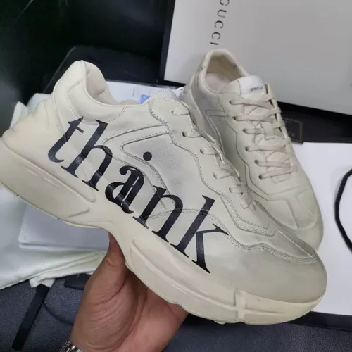 Gucci Womens Shoes Sneakers Fashion Type Luxury Brand Design Rhyton Sneaker with Original Box