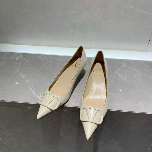 Valentino Women Shoes Mule Flip Flop Sandals VLOGO SIGNATURE CALFSKIN PUMP 45MM / 1.8 IN. with Original Box