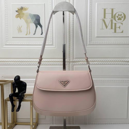 Prada Men Womens Shoulder Bags with Original Box 1BD311_ZO6_F0934_V_OOO Luxury Brand Prada Cleo brushed leather shoulder bag with flap
