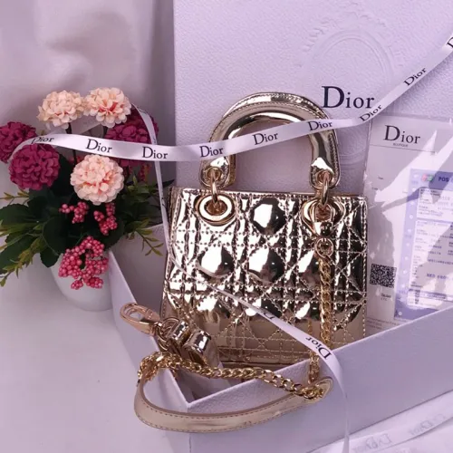 Dior Womens Bags Handbags Luxury Fashion LADY DIOR D-LITE BAG with Original Box
